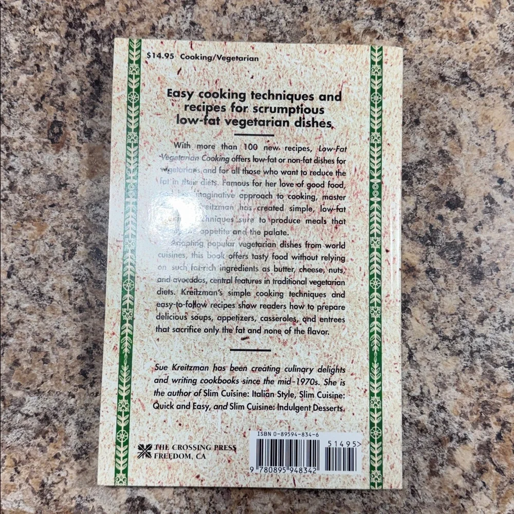 Low-Fat Vegetarian Cooking Cookbook